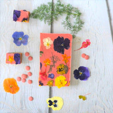 Load image into Gallery viewer, Traditional Fudge with Ruby Chocolate and Edible Flowers
