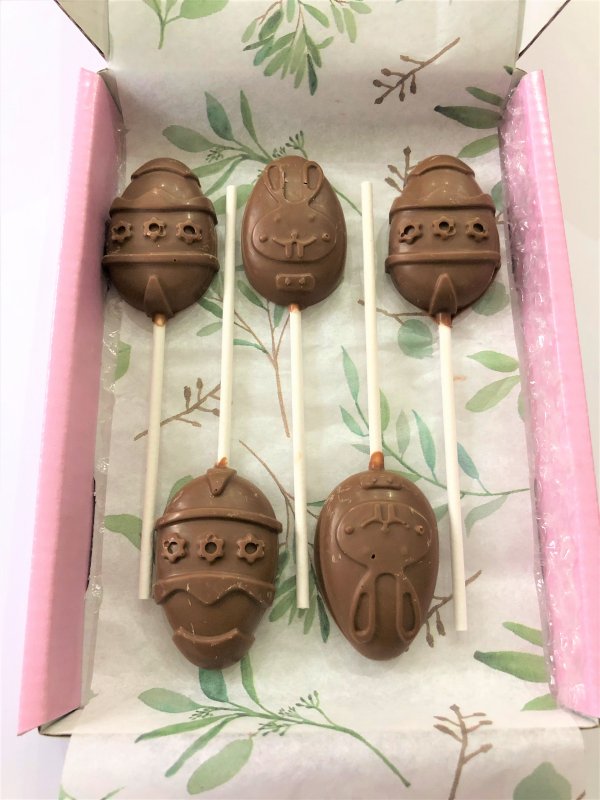 EASTER EGG lollies x 5 (INCLUDING VEGAN OPTIONS)