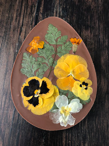 Easter Egg Floral Chocolate Plaque (INCLUDING VEGAN OPTIONS)