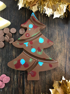 CHRISTMAS TREE Chocolate Plaque (INCLUDING VEGAN OPTIONS)
